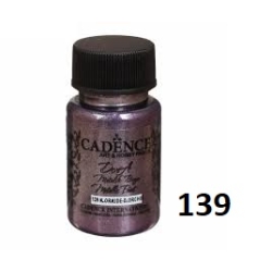 CADENCE Farba Dora metalik 139 CIEMNA ORCHIDEA 50ml / KOYU ORKIDE 139